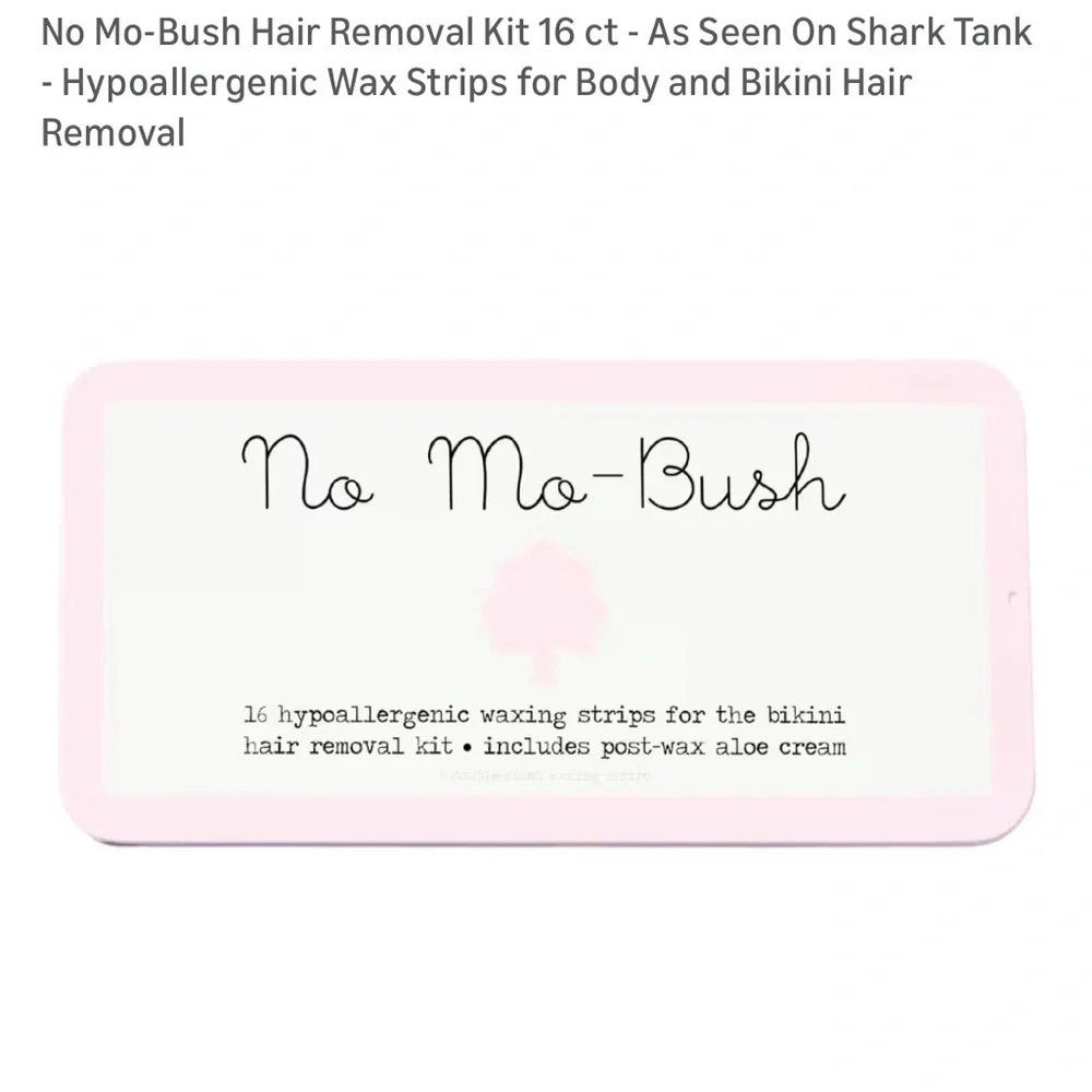 No Mo Bush Waxing Strips